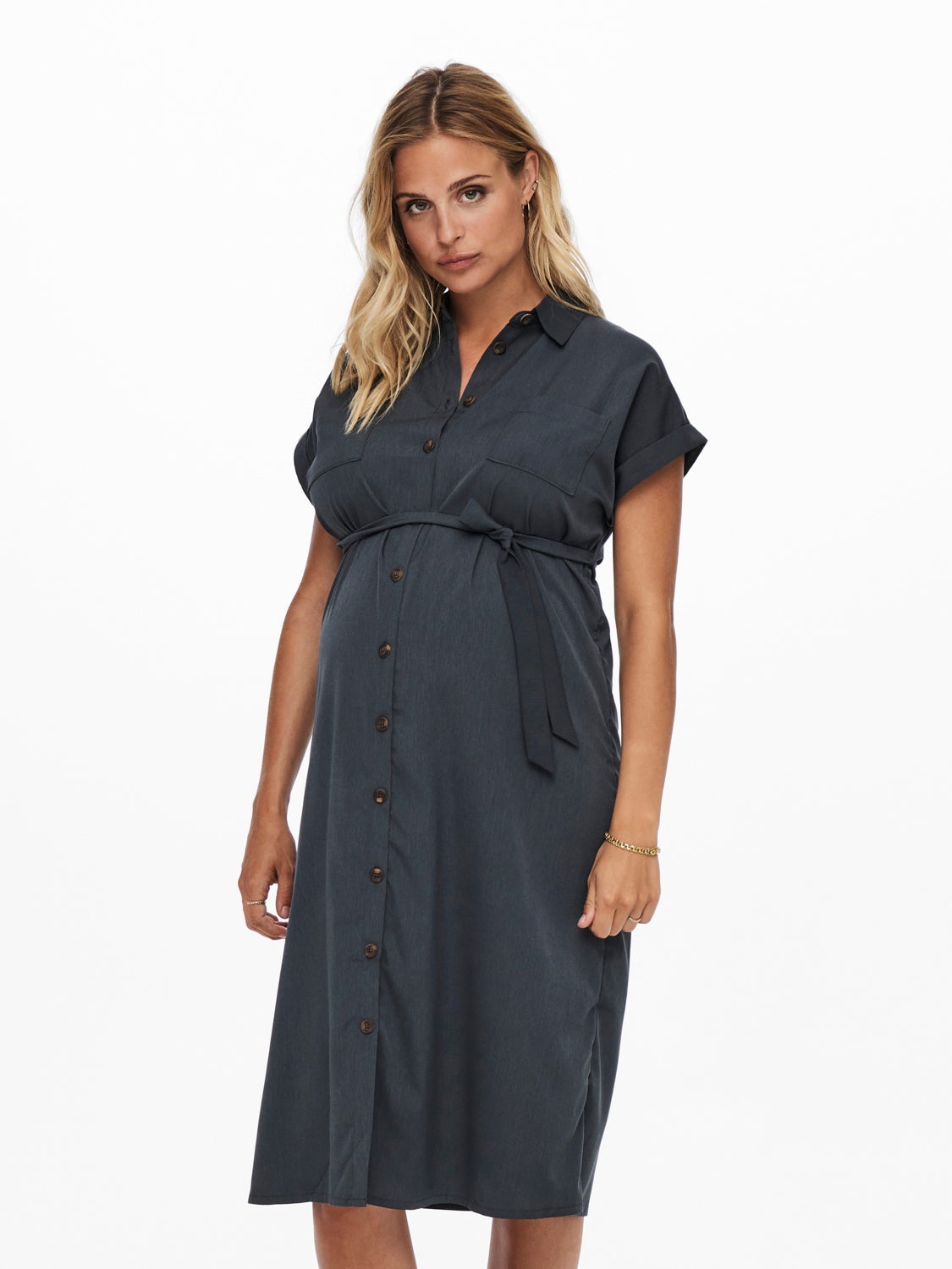 Mama short sleeved Shirt dress