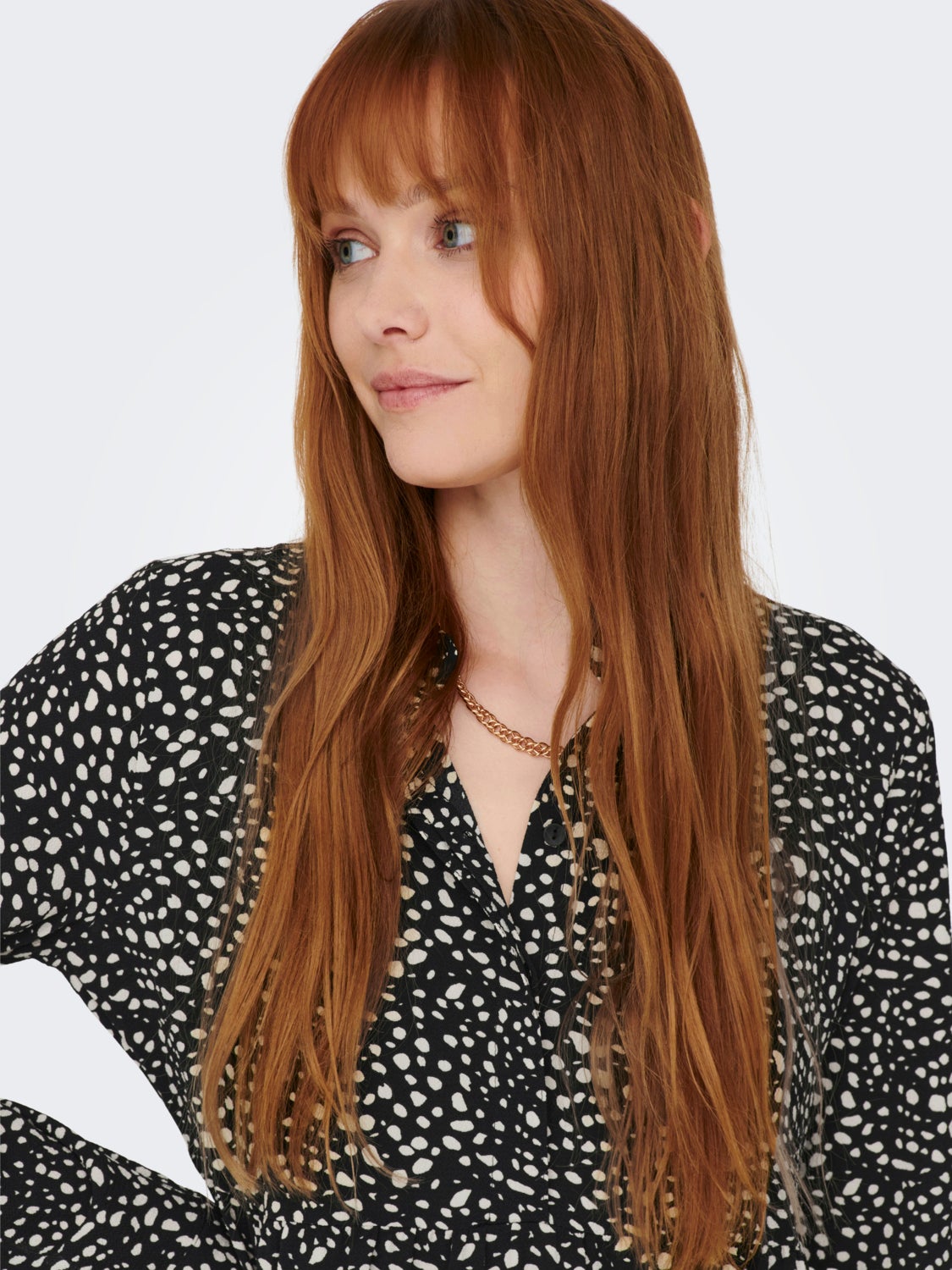 Mini dress with print