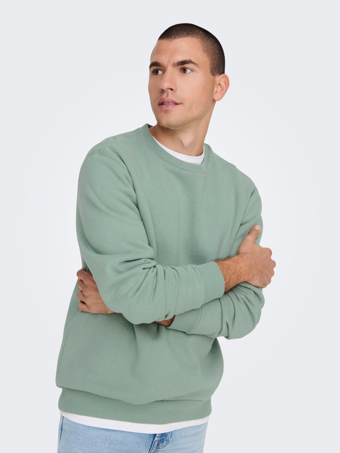 Regular Fit O-Neck Sweatshirt