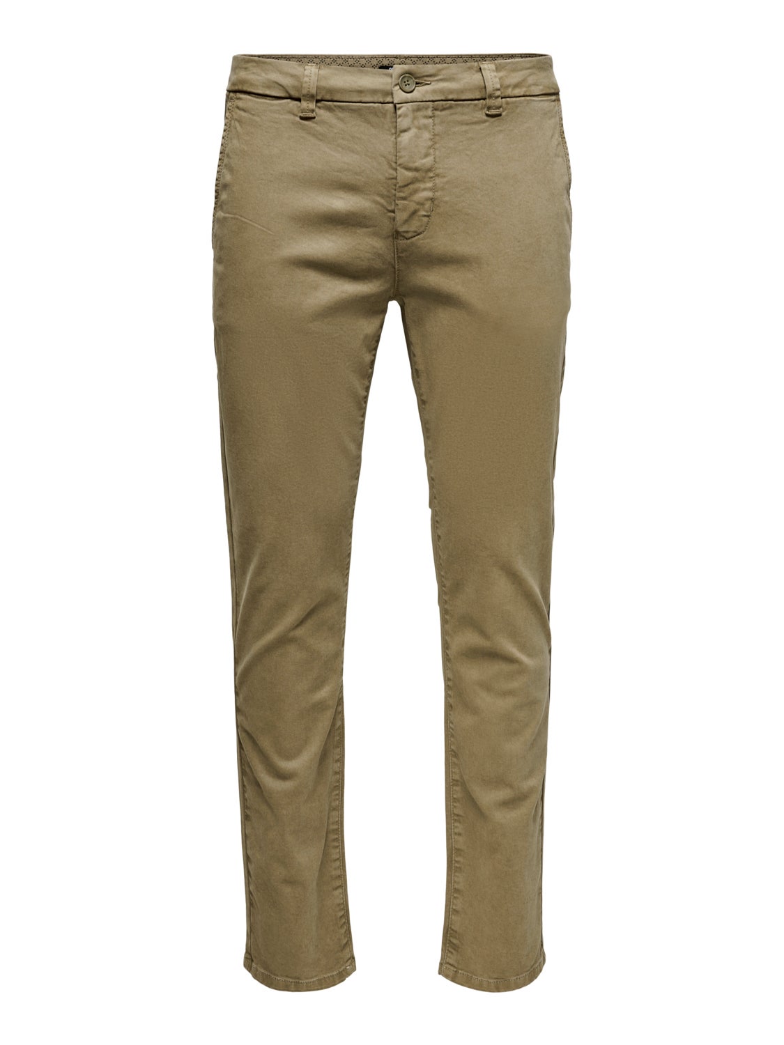 Slim fit twill chinos