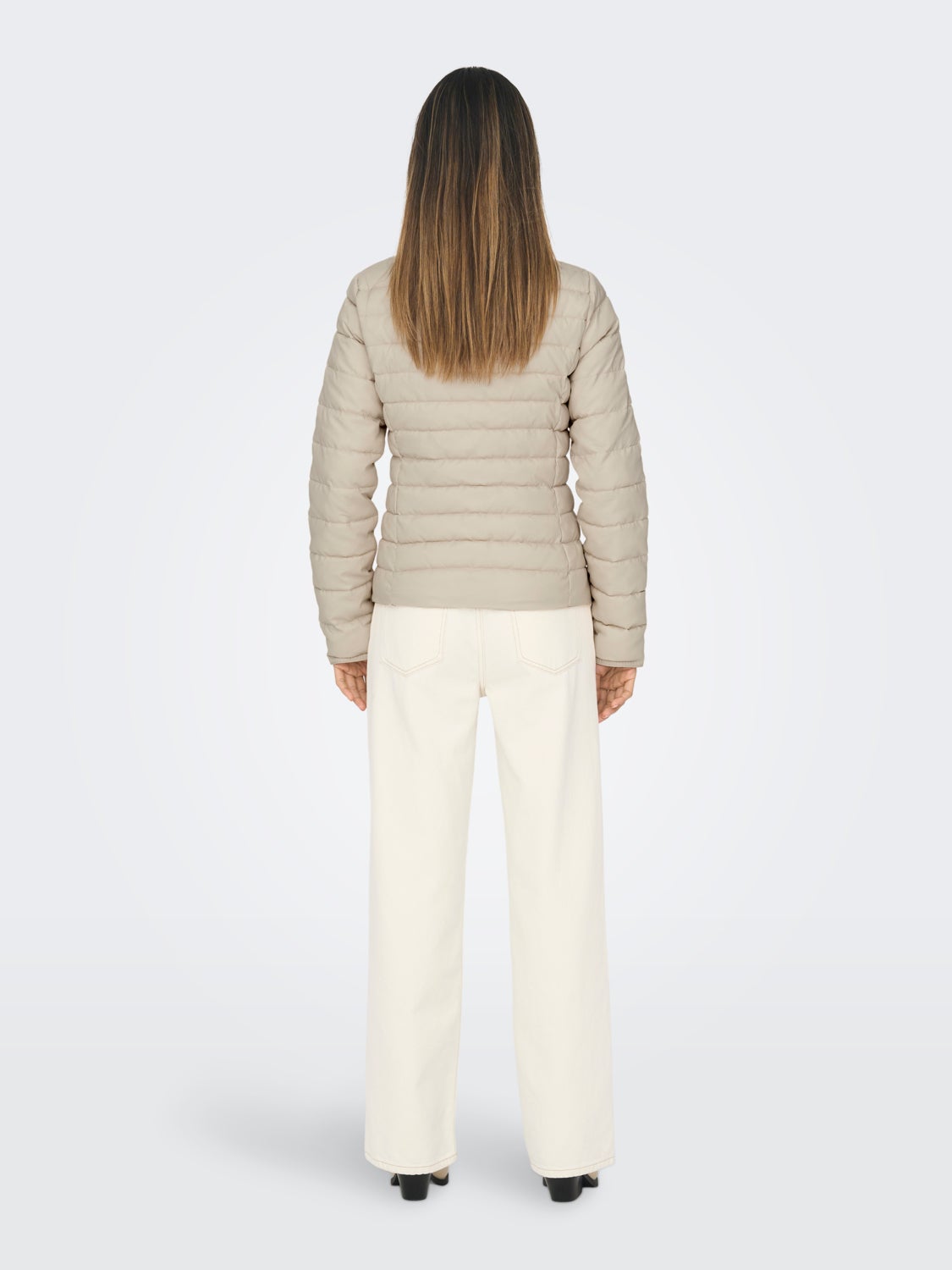 Jacket with high neck