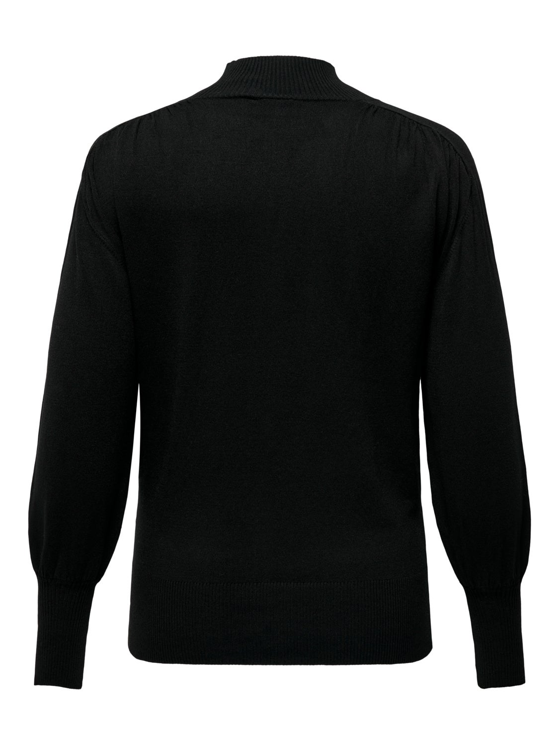 Curvy top with high neck