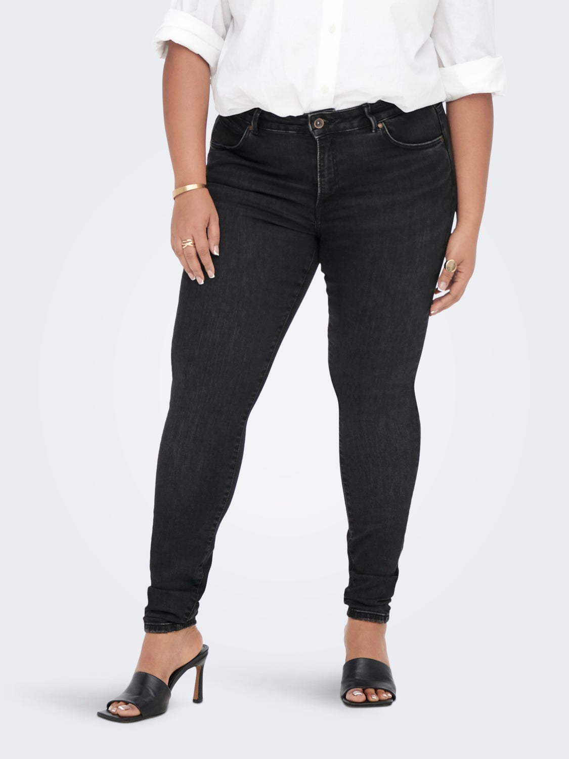 Curvy CARWiser reg dest Skinny fit jeans