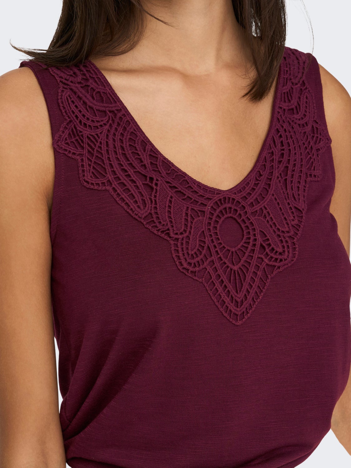 Crochet detail Top