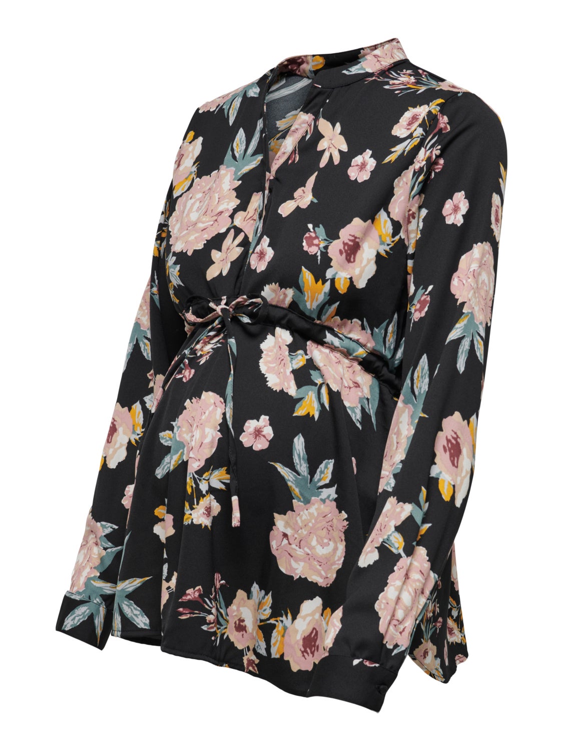 Mama 7/8 sleeve V-neck Top