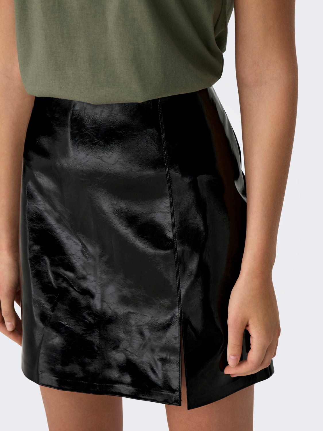 Faux leather Mini skirt