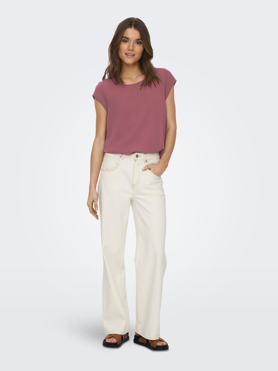 Loose Short Sleeved Top