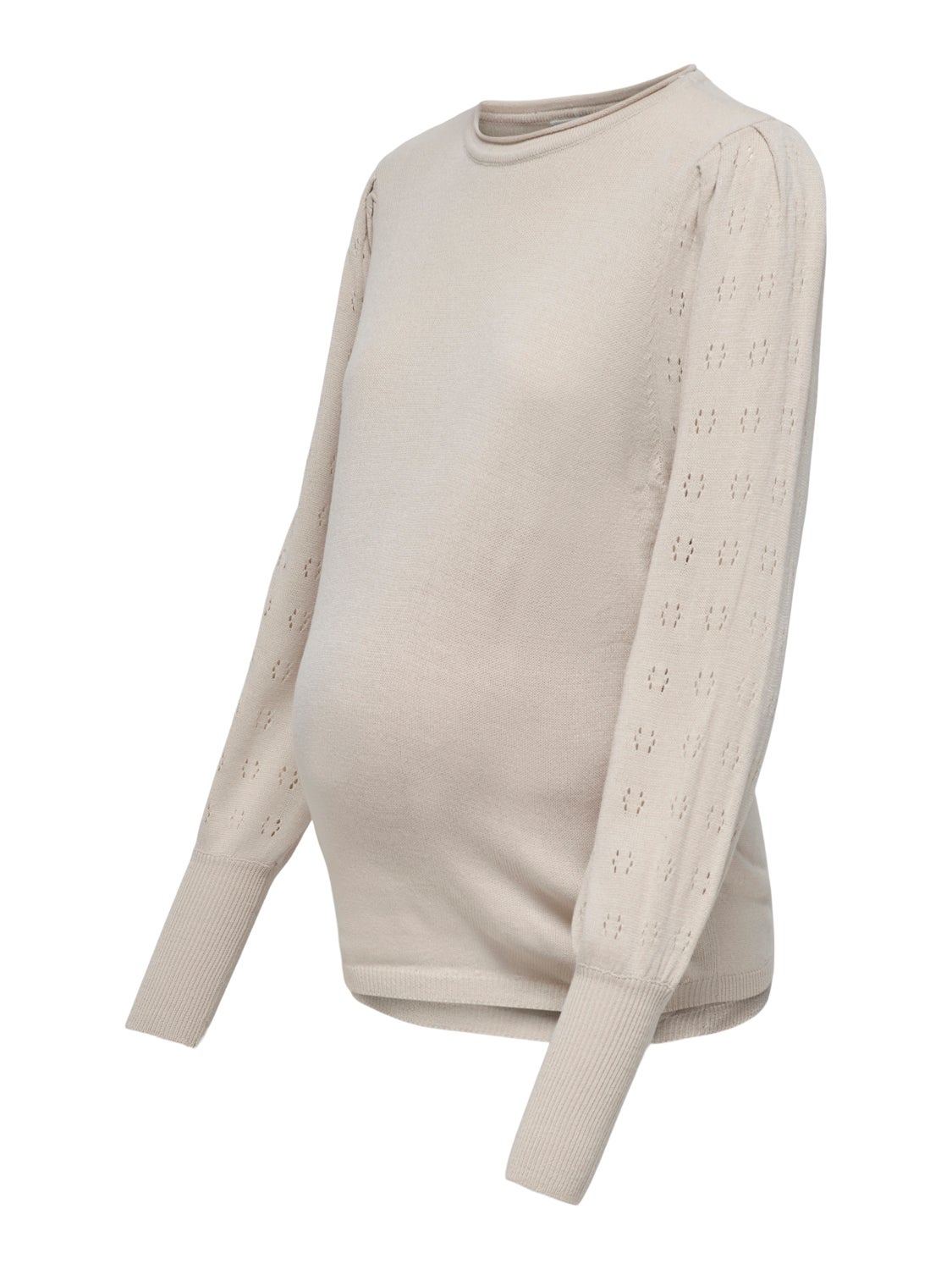 Mama puff sleeves Knitted Pullover