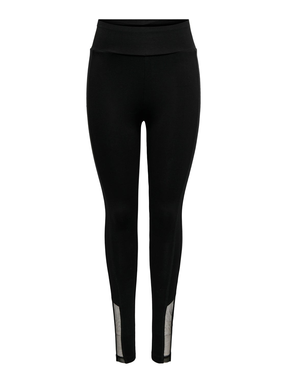 Training leggings with mesh