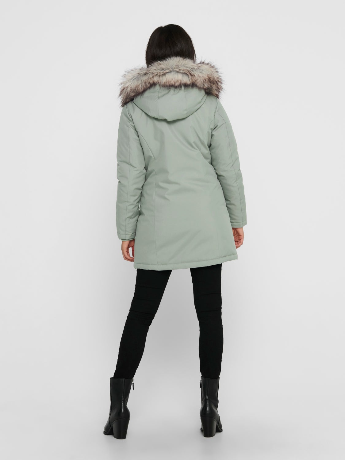 Solid Parka coat
