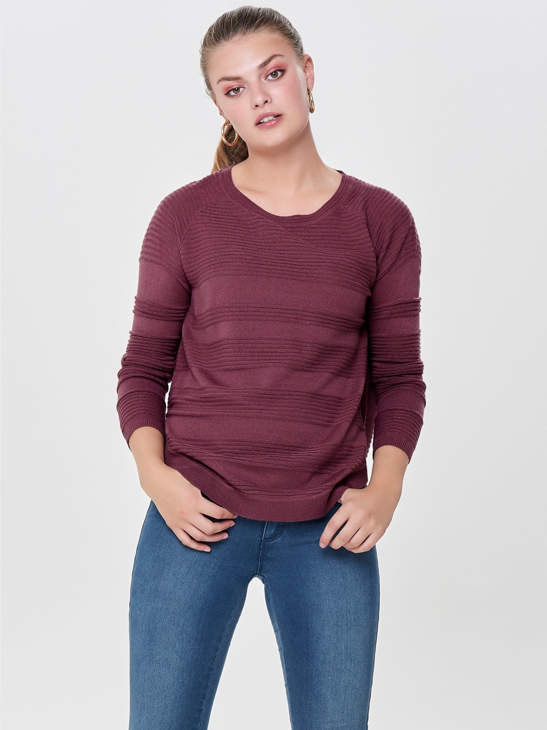 Texture Knitted Pullover