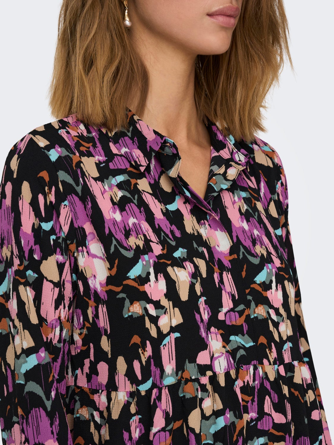 Mini dress with print