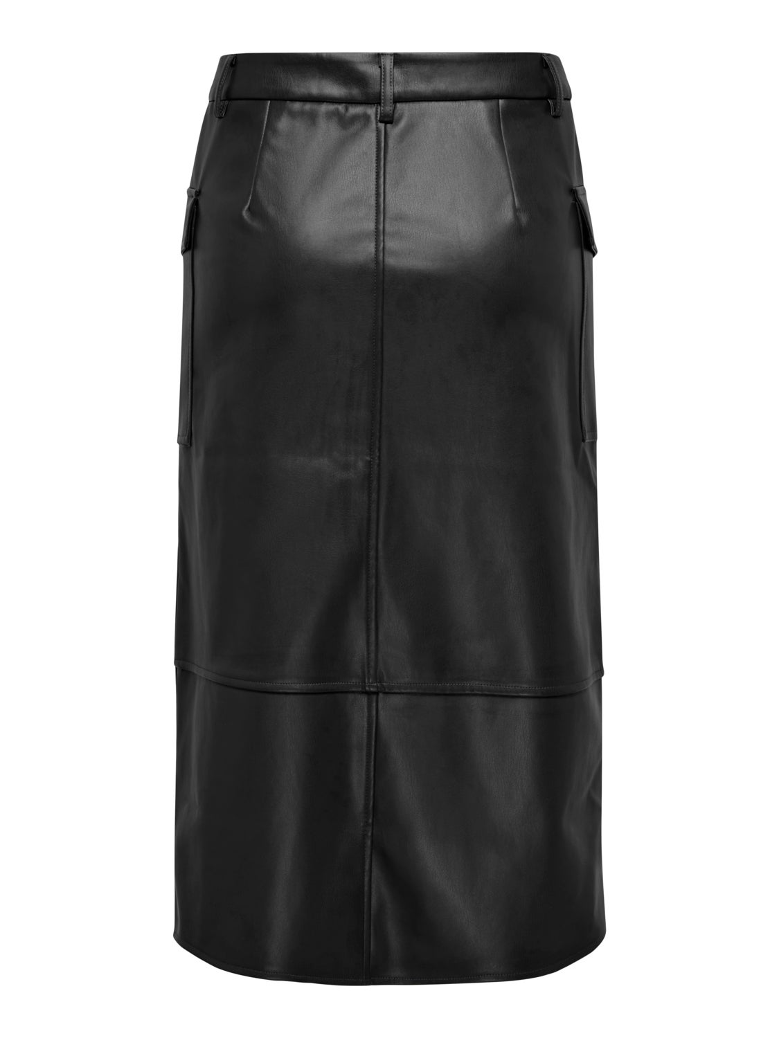 Midi skirt with buttons