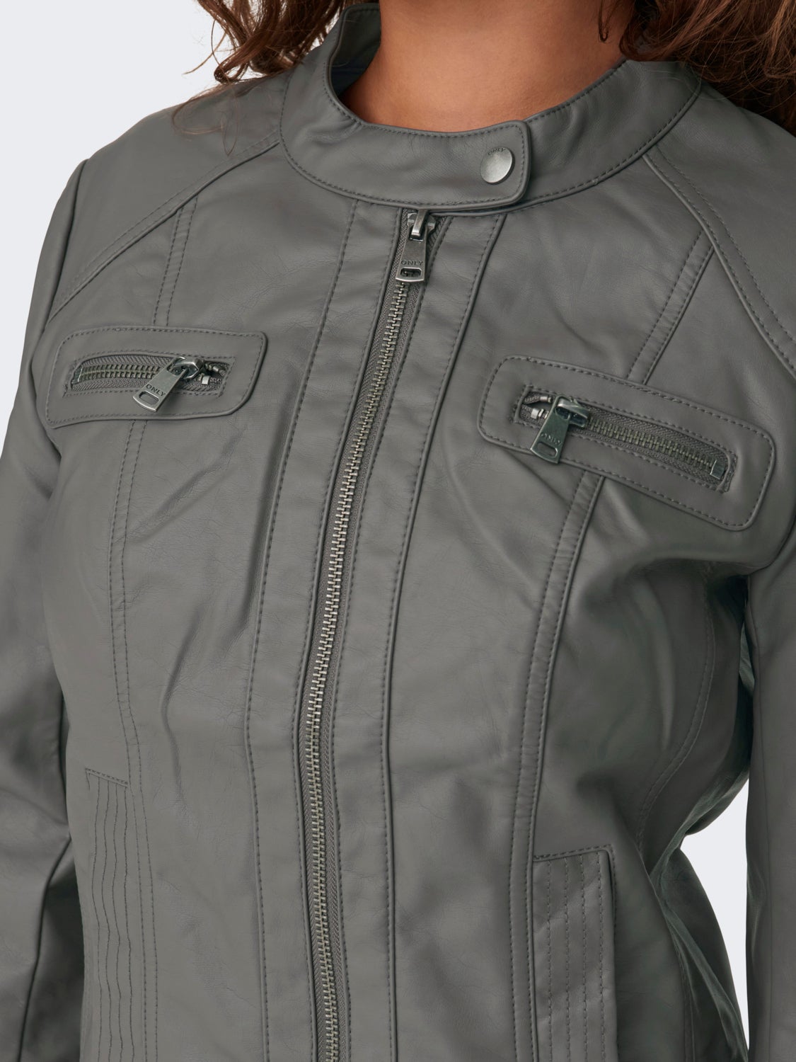 Zip PU-jacket