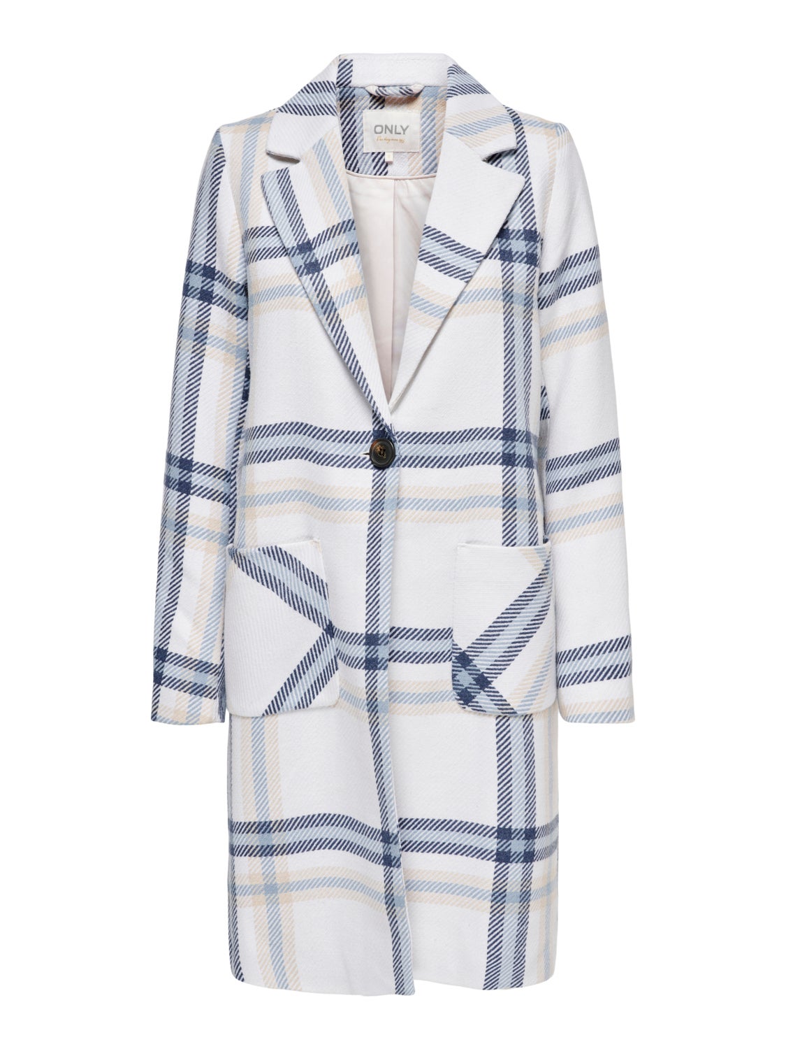 Tall Check Wool coat