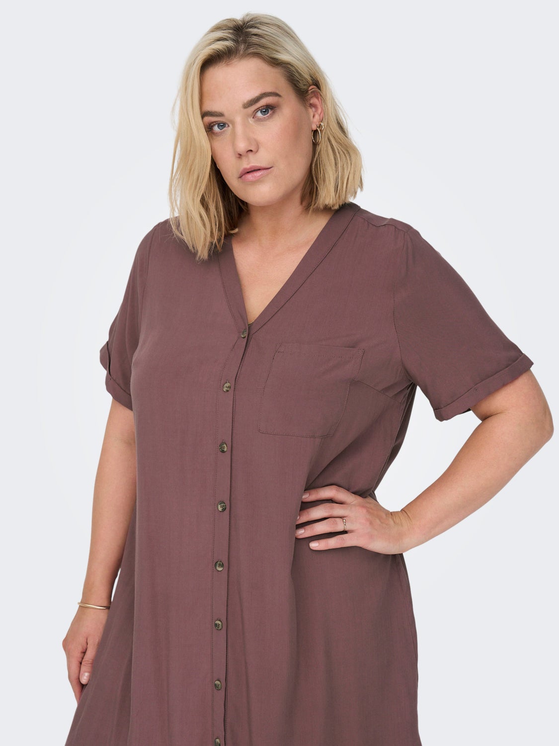 Curvy loose fitted Shirt dress