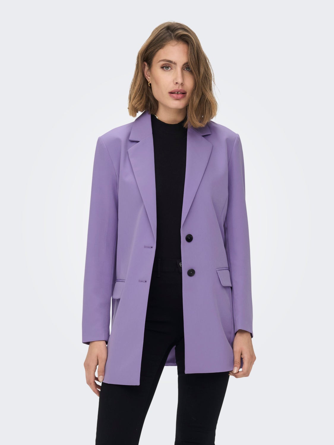 Long Line Fit Reverse Blazer