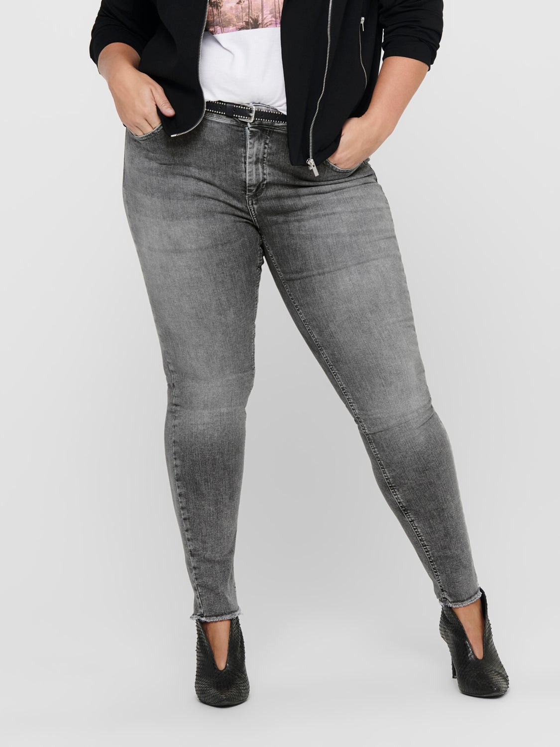 Curvy carwilly reg ankle Skinny fit jeans