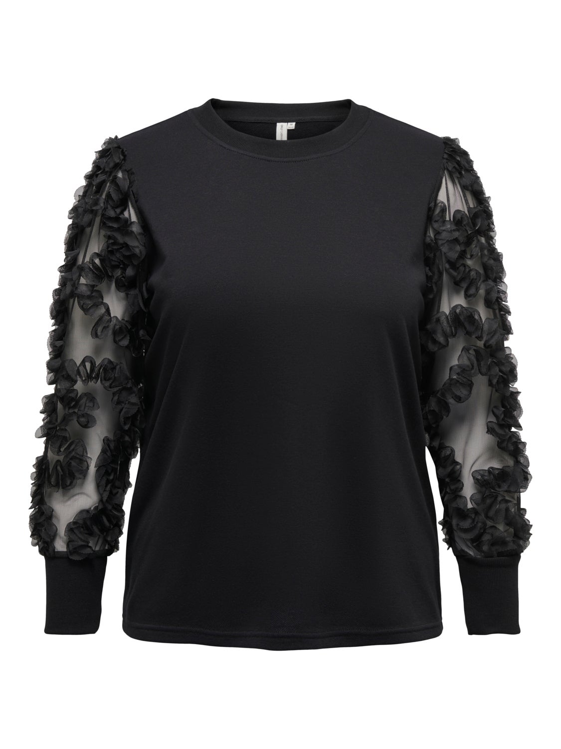 Curvy o-neck sweatshirt