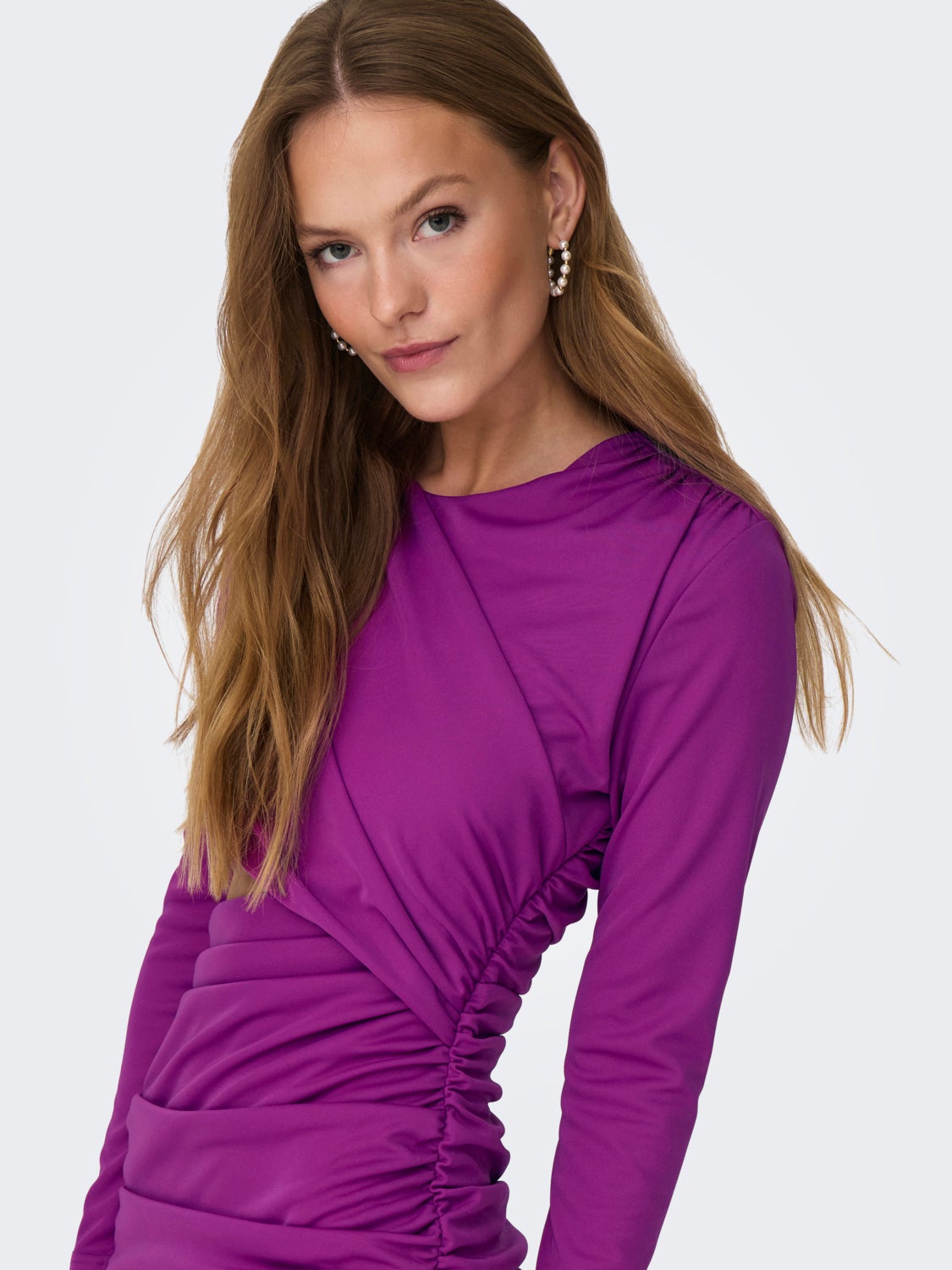 Mini dress with cut out