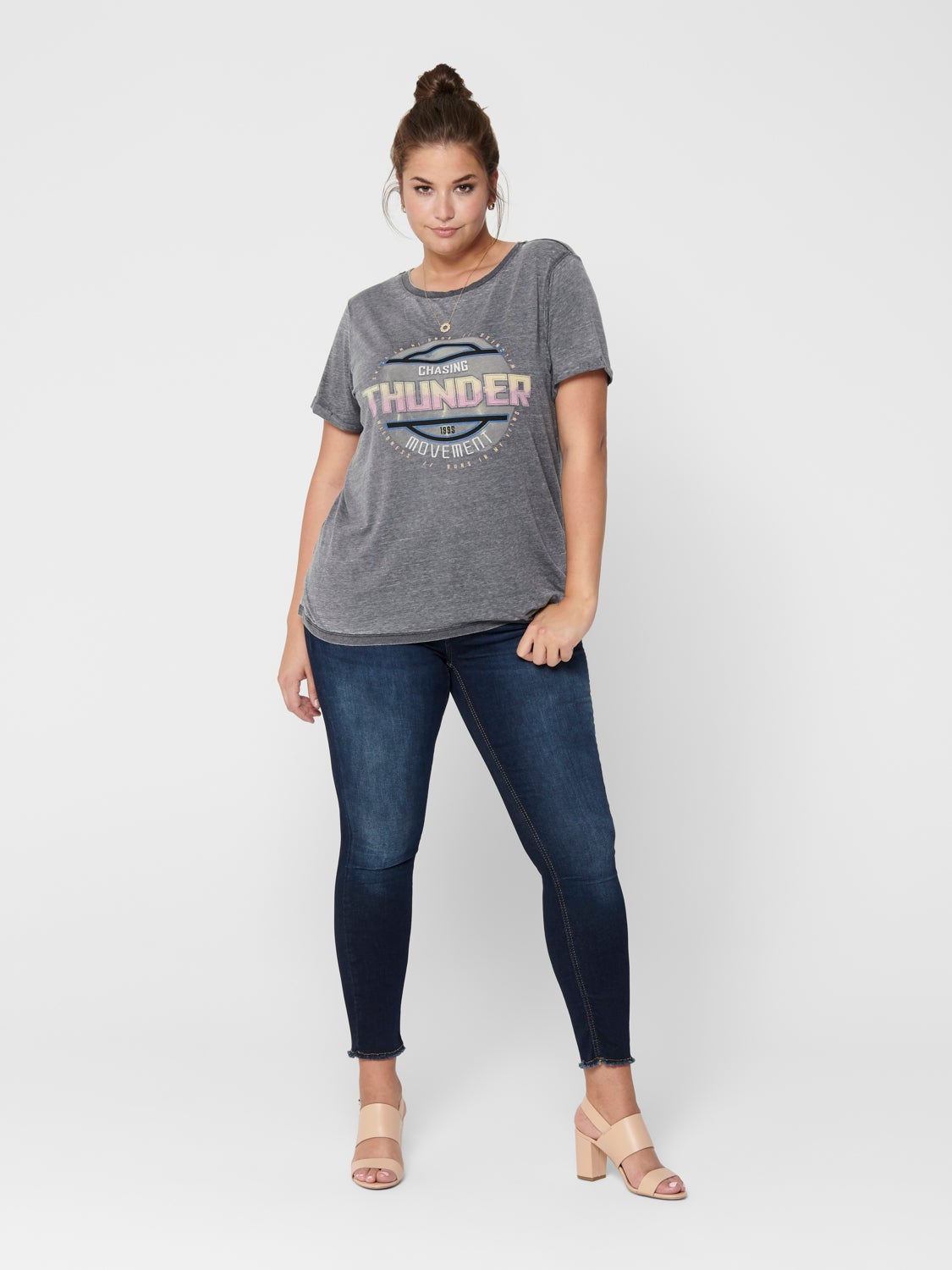 CUrvy Carwilly life reg ankle Skinny fit jeans