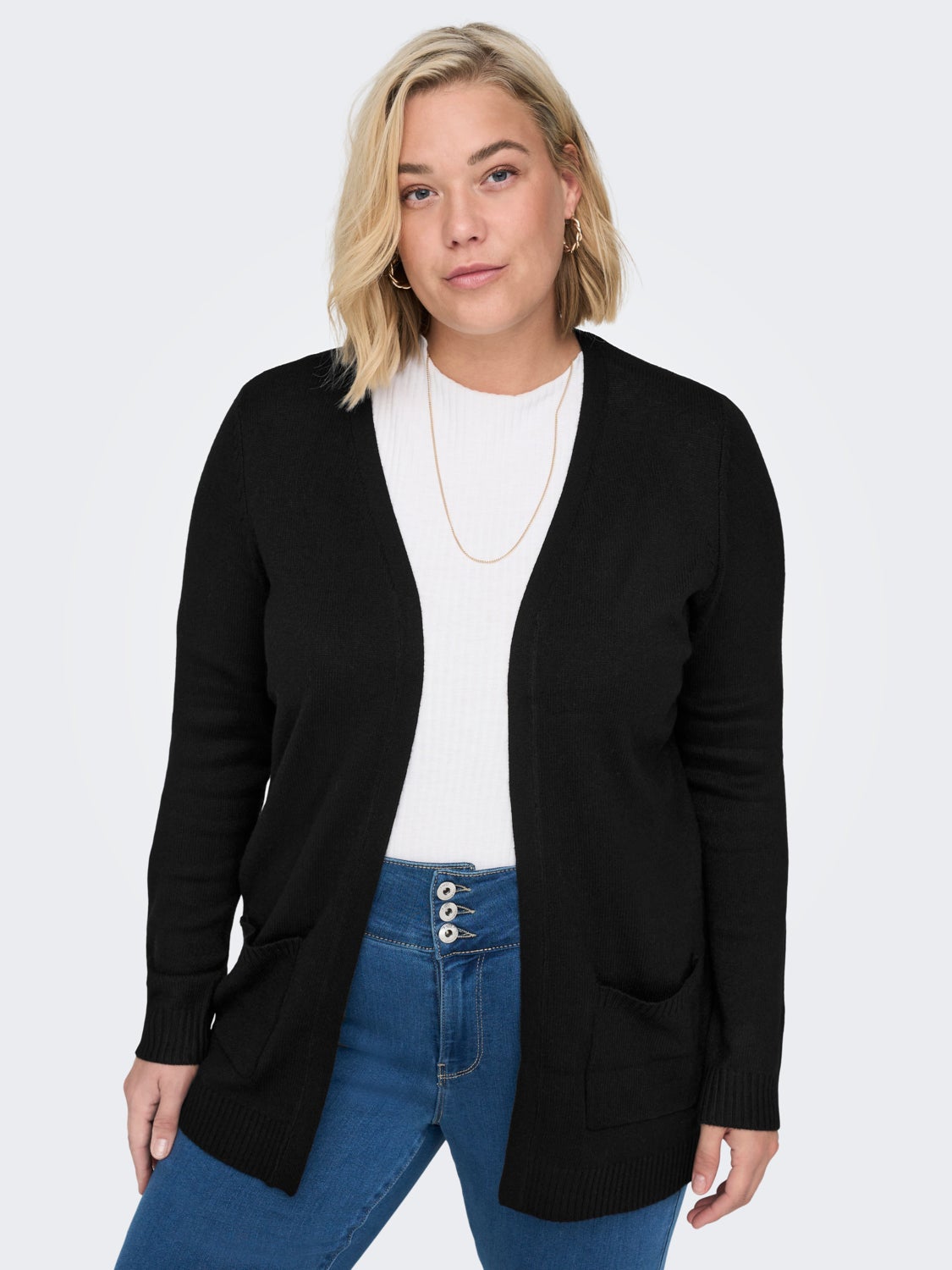 Curvy open Knitted Cardigan