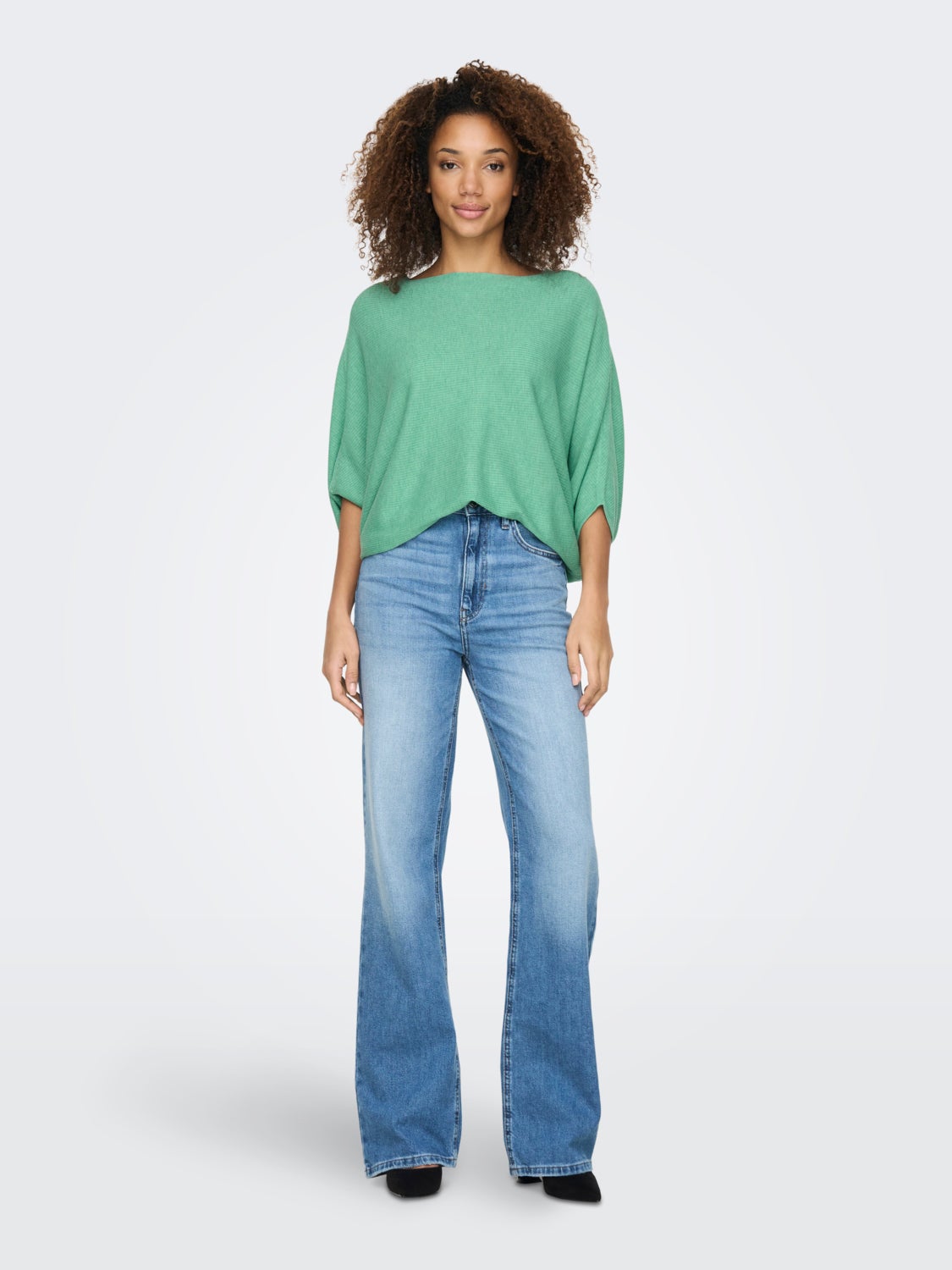 Batsleeve Knitted Pullover