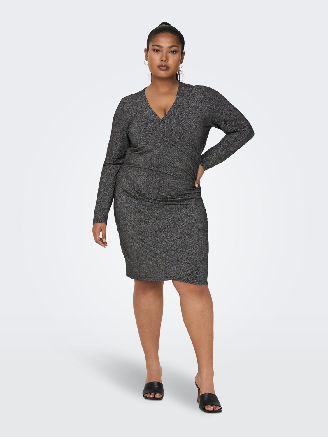 Curvy wrap dress