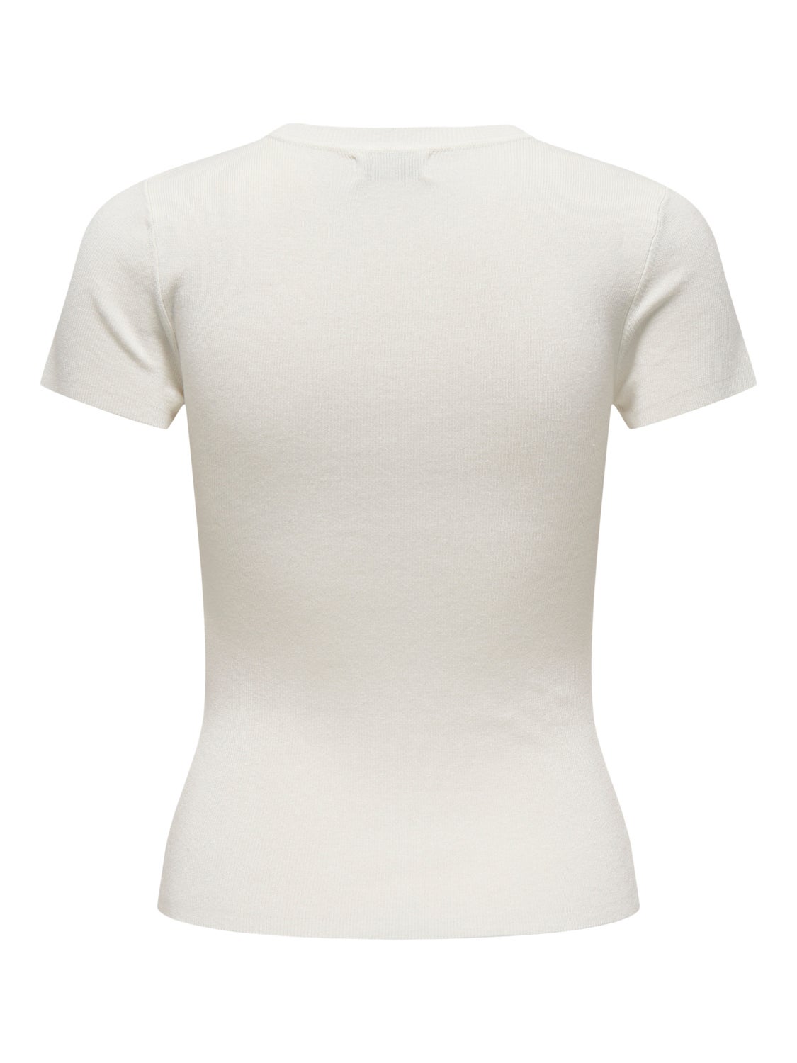 O-NECK TOP WITH SHORT SLEEVES