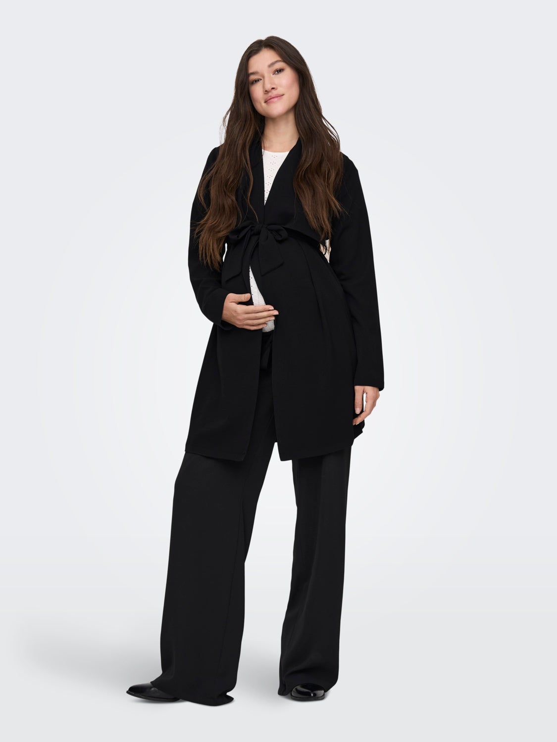 Mama tie belt cardigan