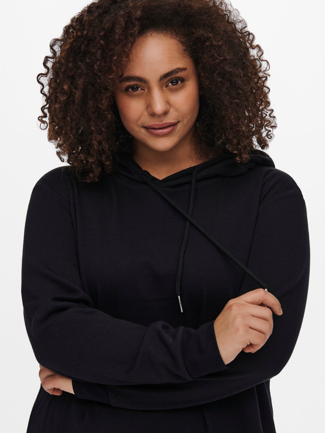 Curvy hooded sweat Dress
