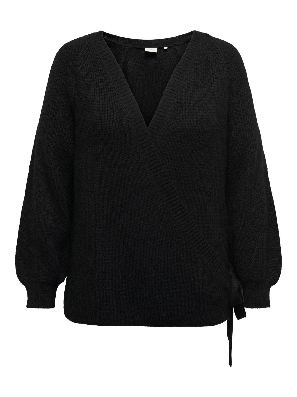 Curvy wrap Knitted Pullover