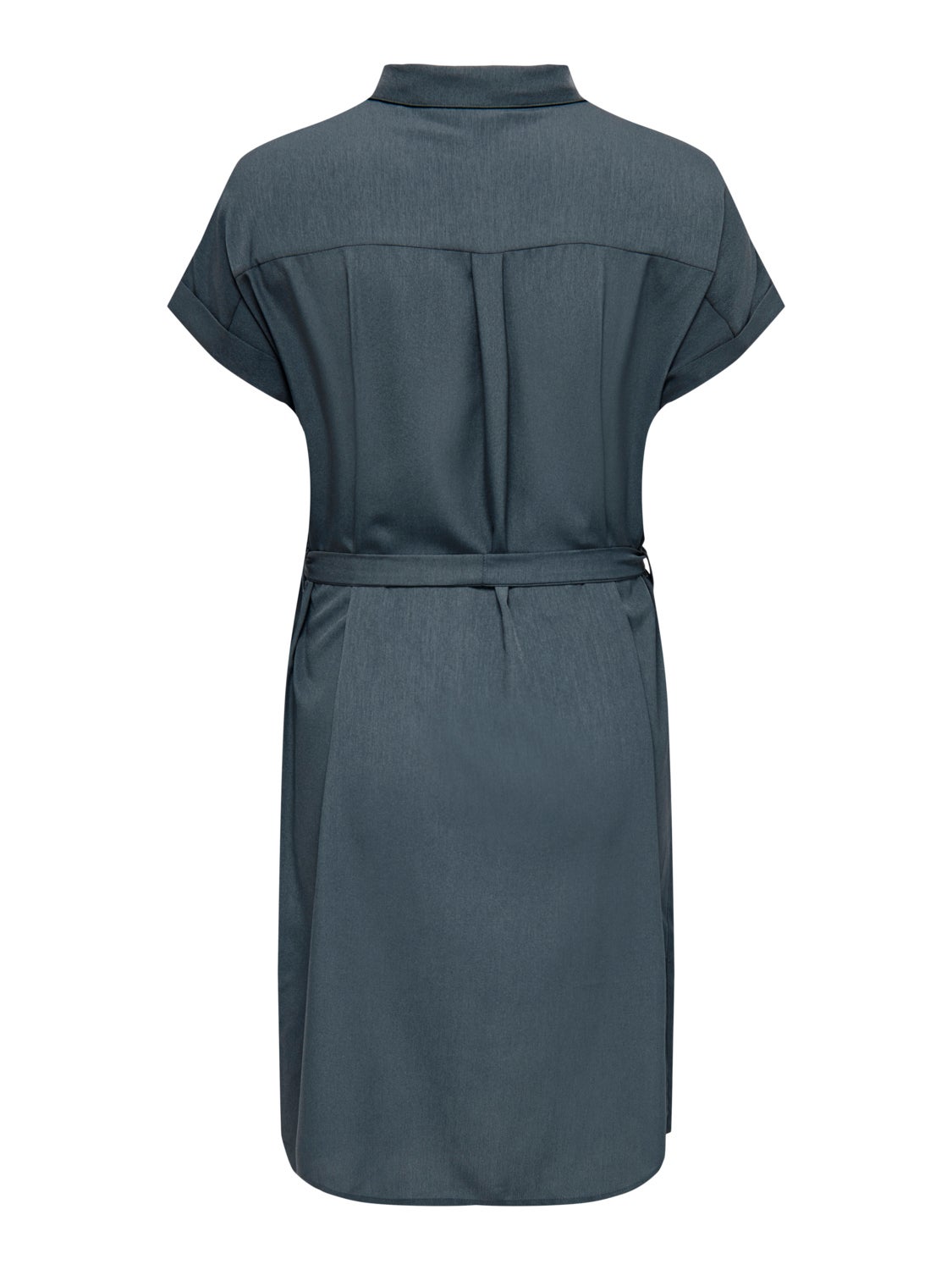 Curvy tie belt Shirt dress