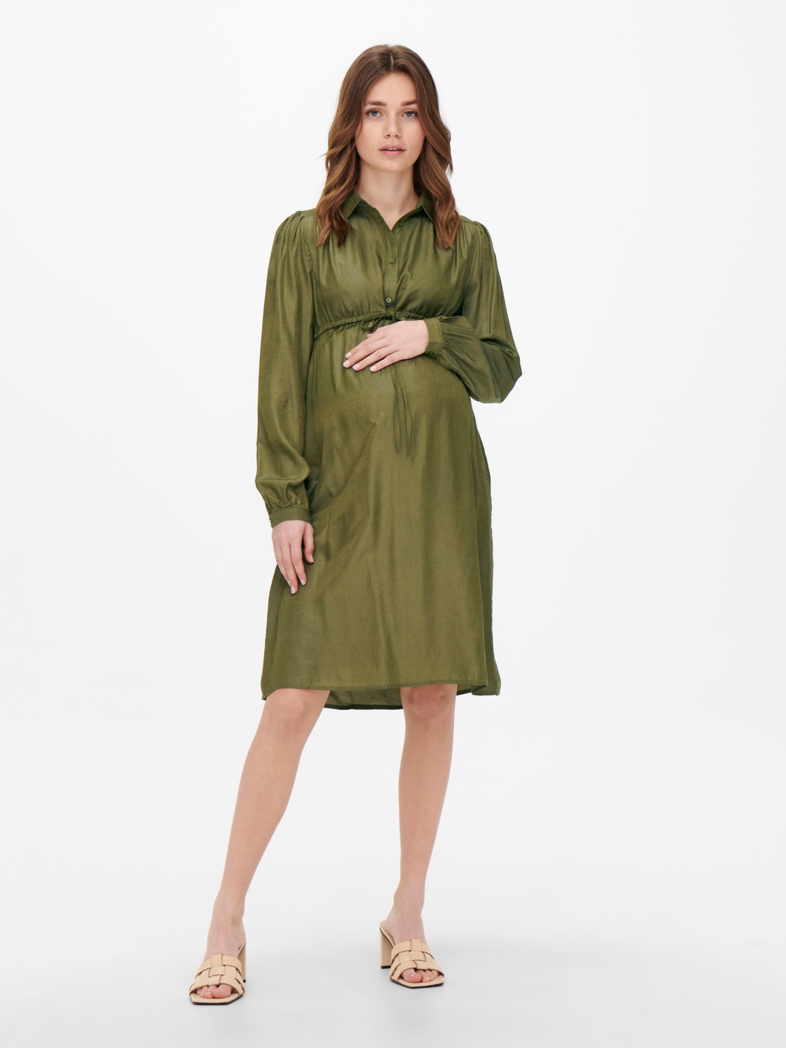 Mama long sleeved Shirt dress