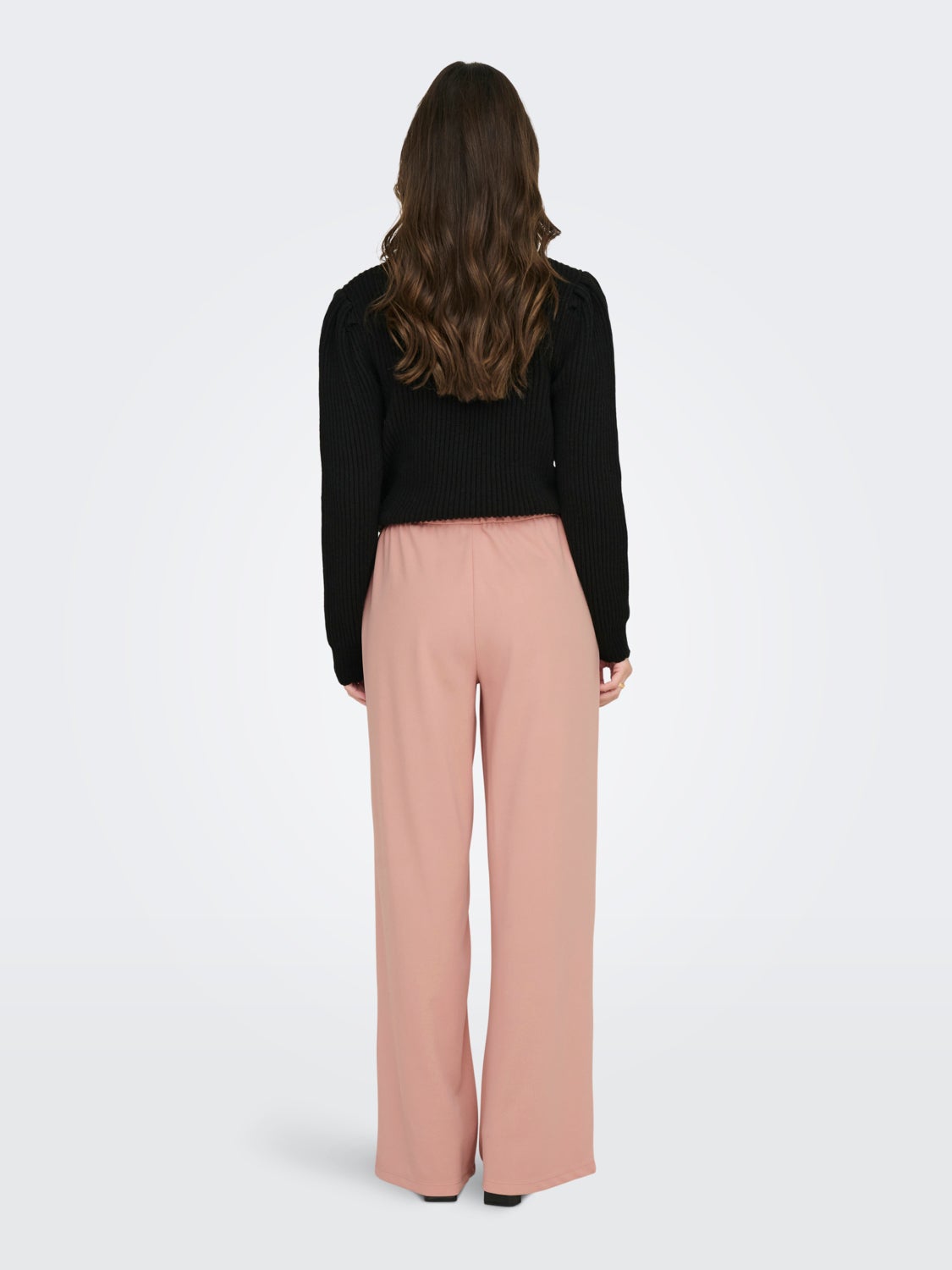 Solid color trousers
