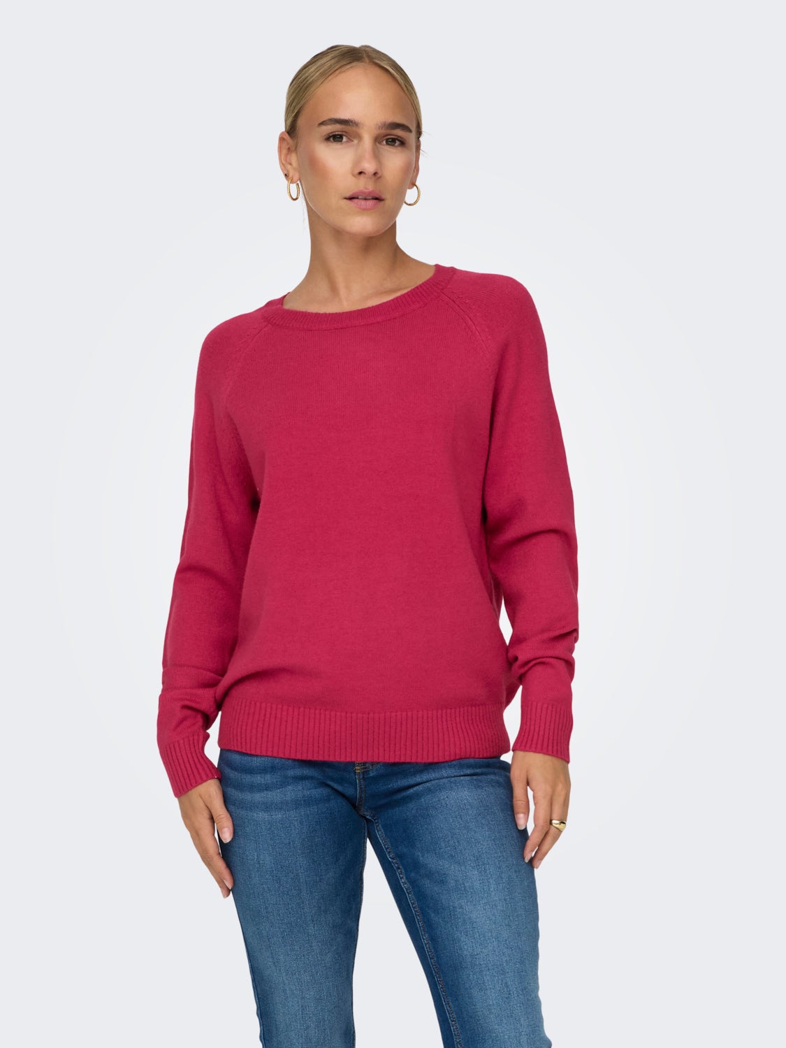 Solid colored Knitted Pullover