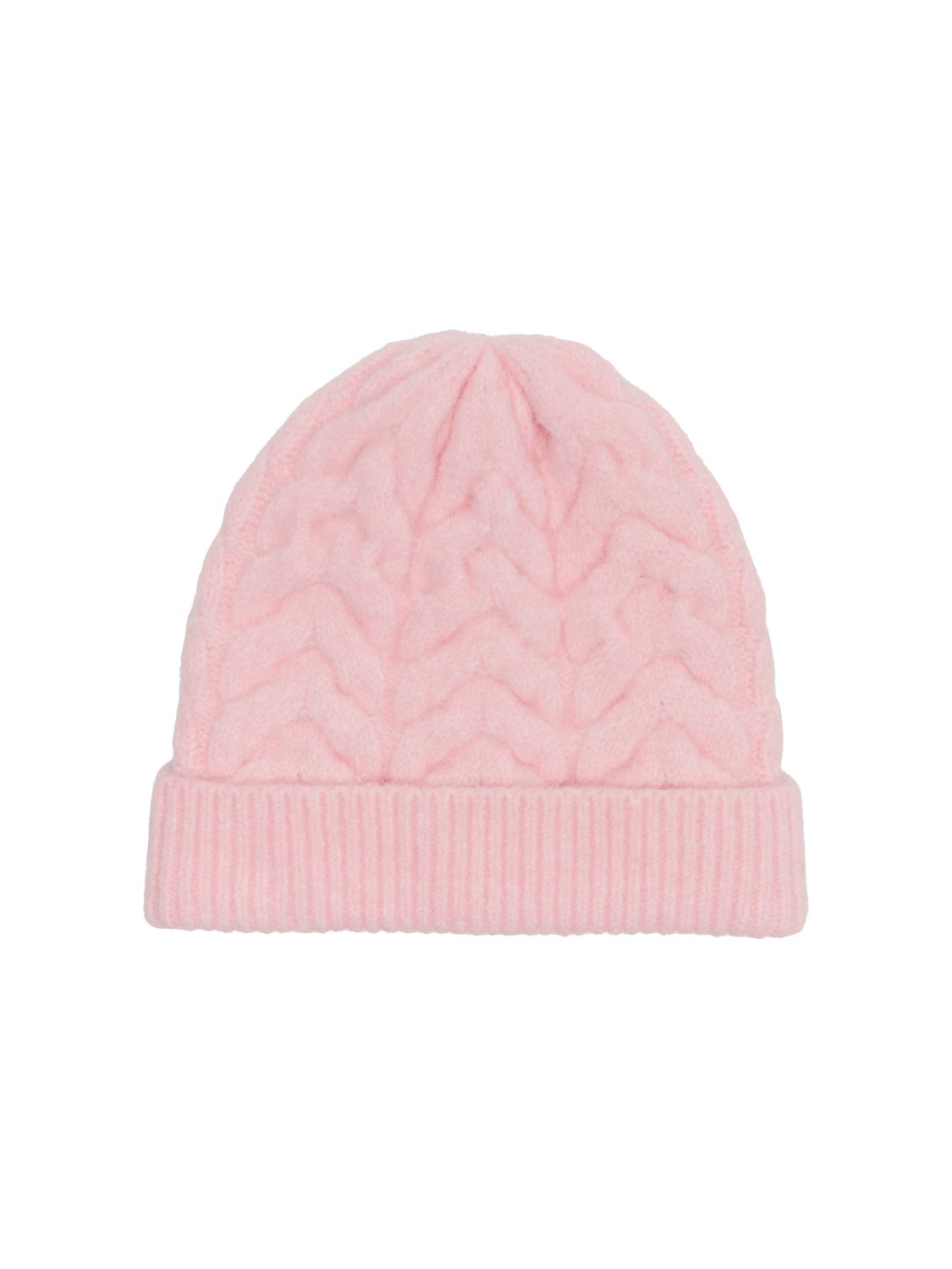 Cable knitted beanie