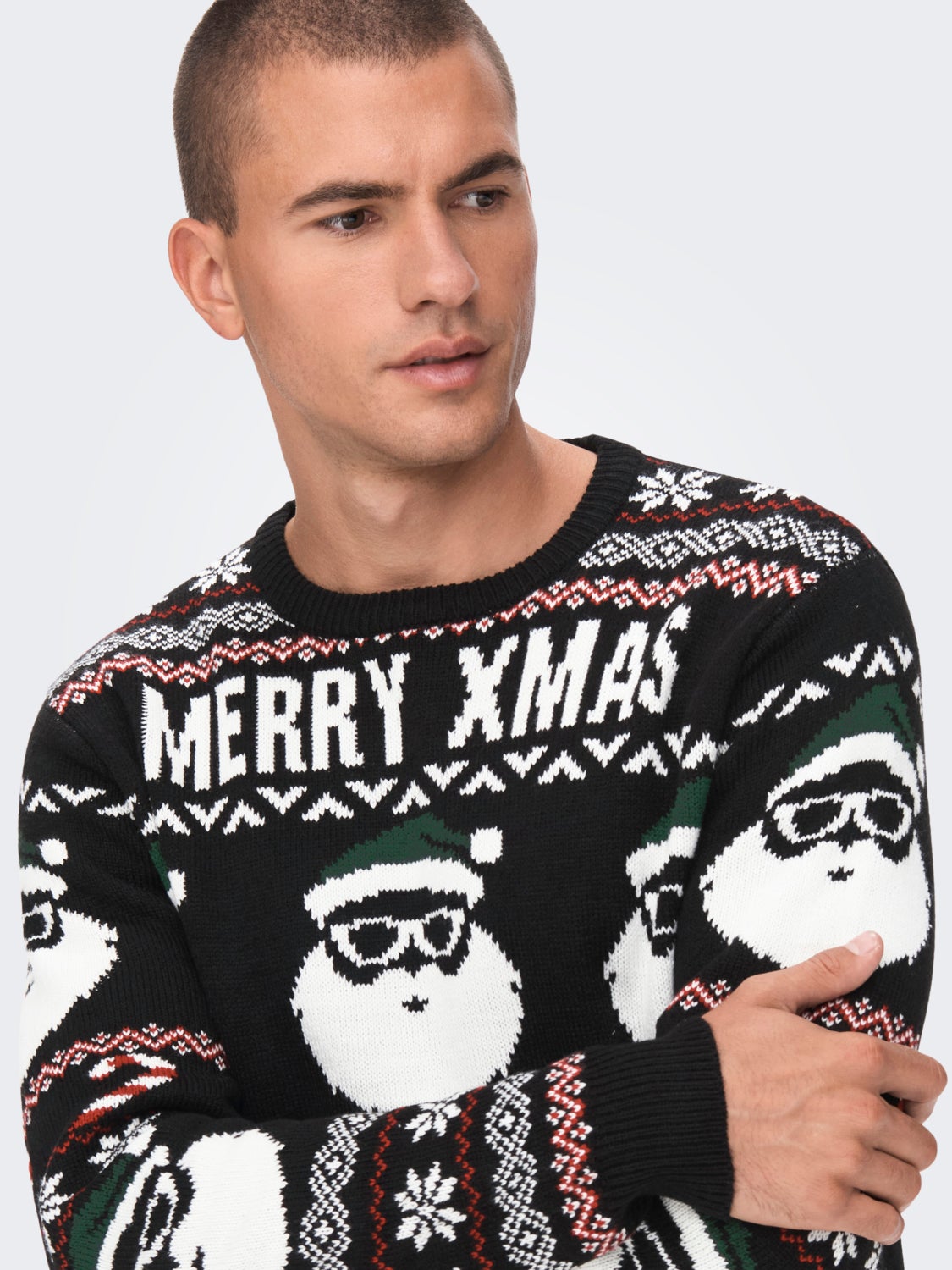 Christmas knitted pullover