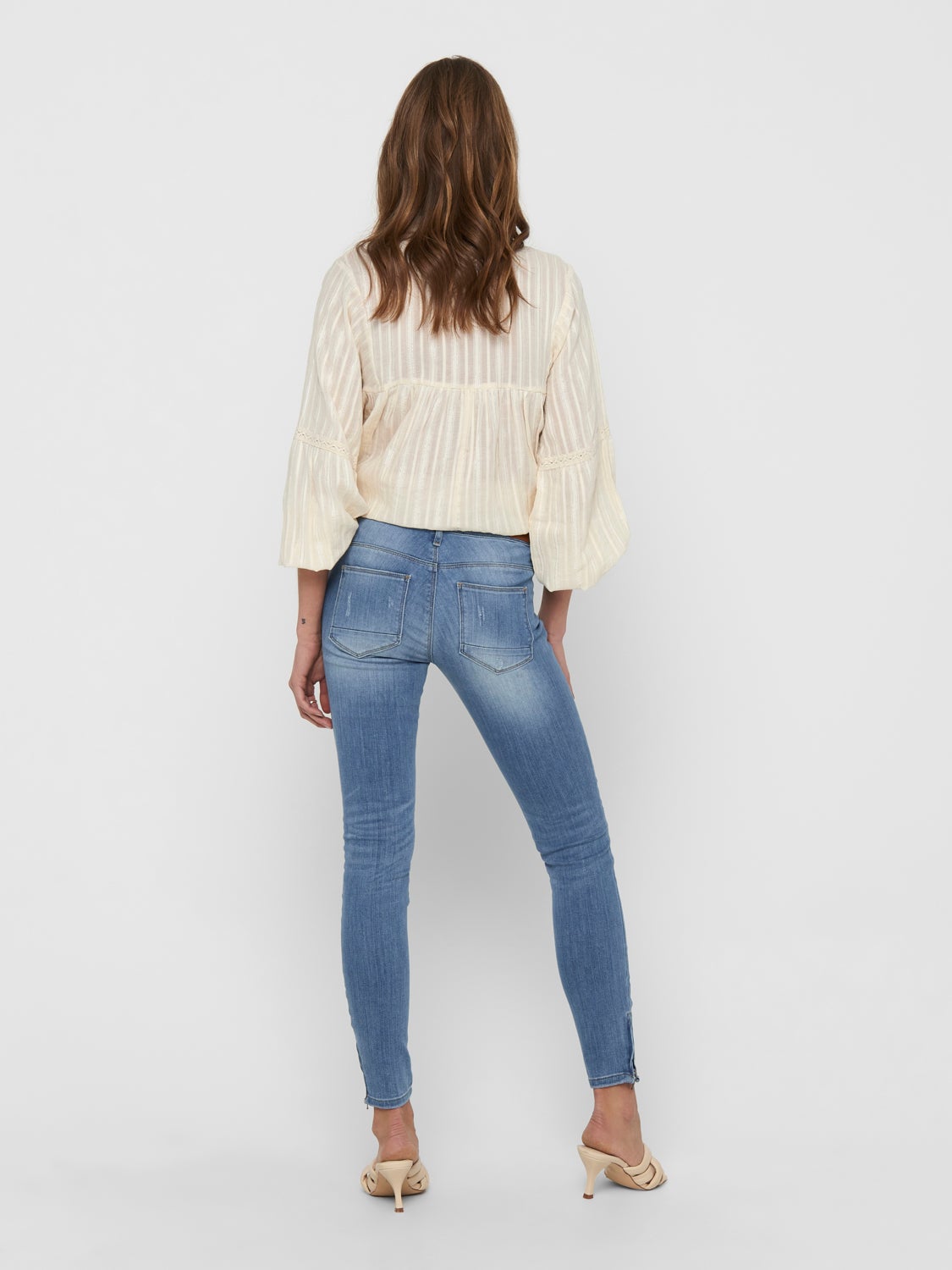Kendell reg ankle zip Skinny fit jeans