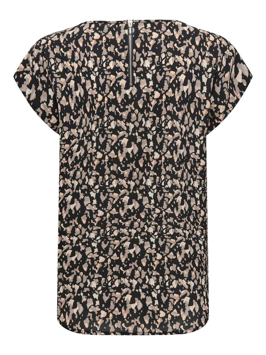 Printed Short Sleeved Top