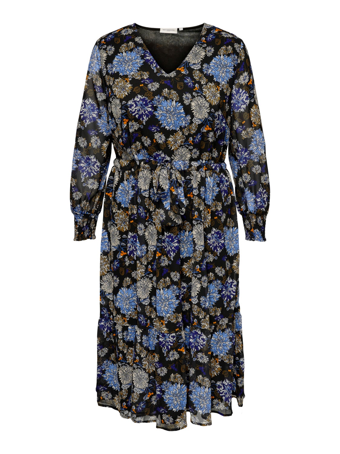 Curvy floral print midi Dress