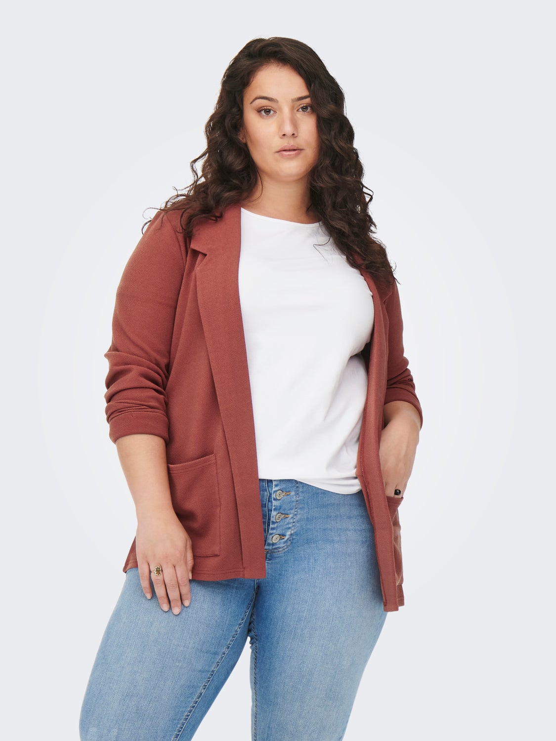 Curvy open Blazer