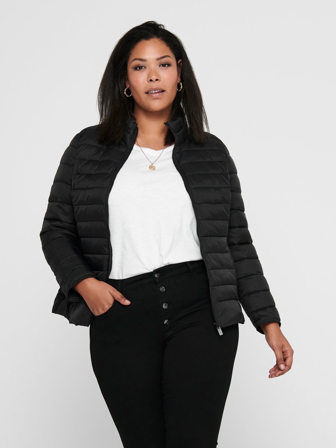 Curvy short Quilted jacket
