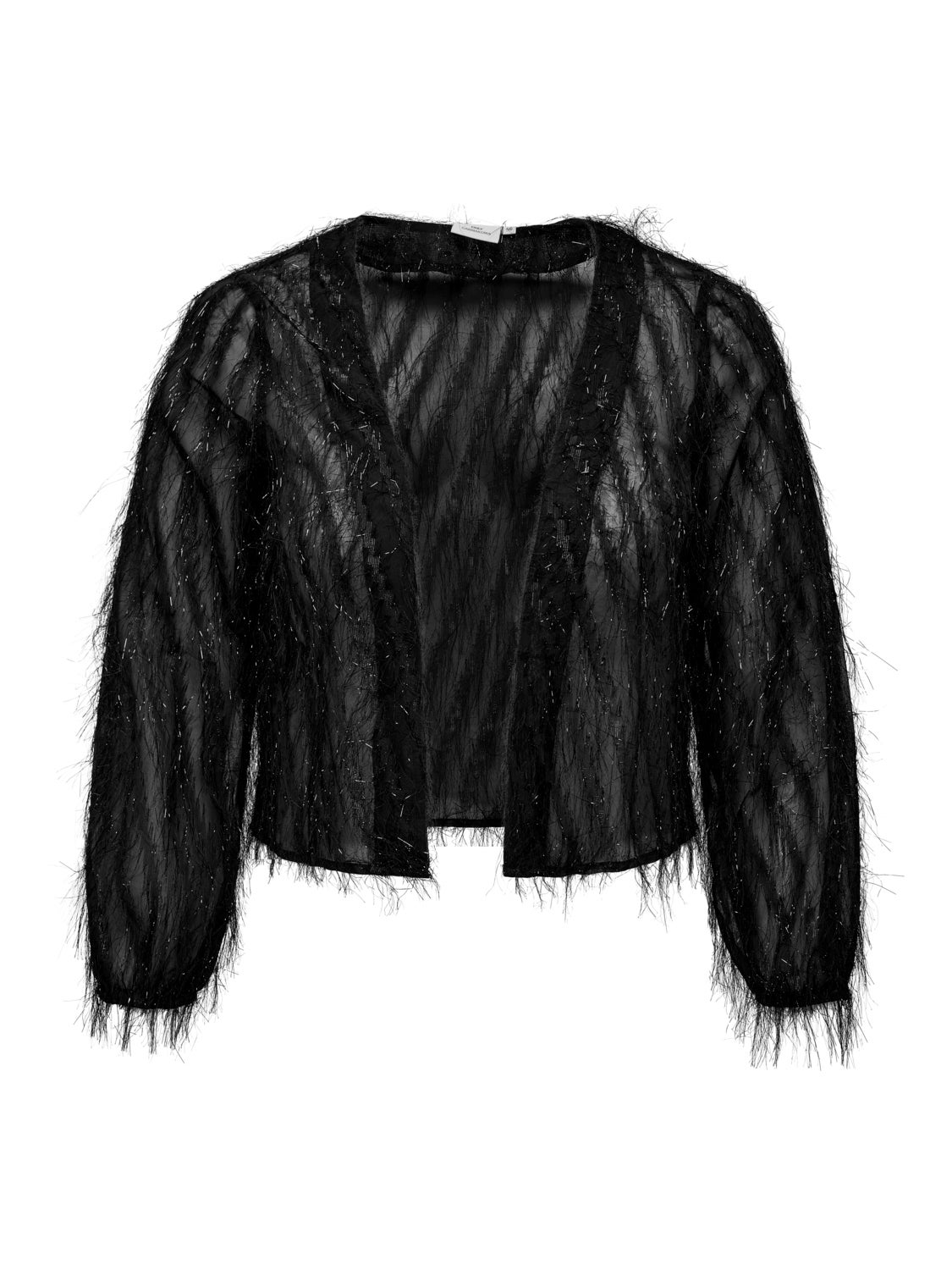 Curvy glitter cardigan