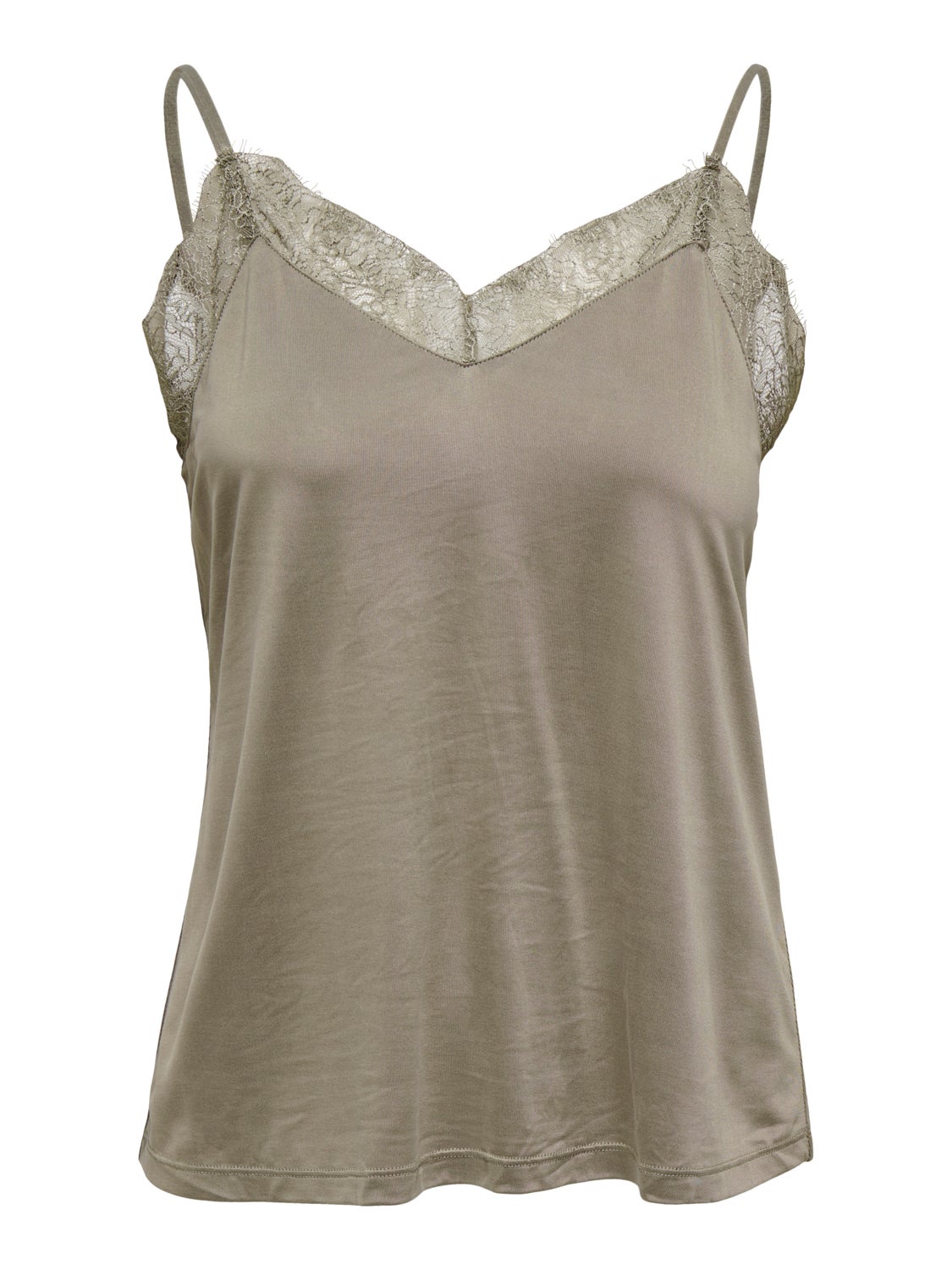 Lace detailed top with thin straps