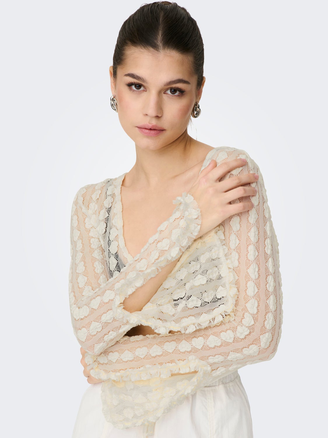 Square neck Cardigan
