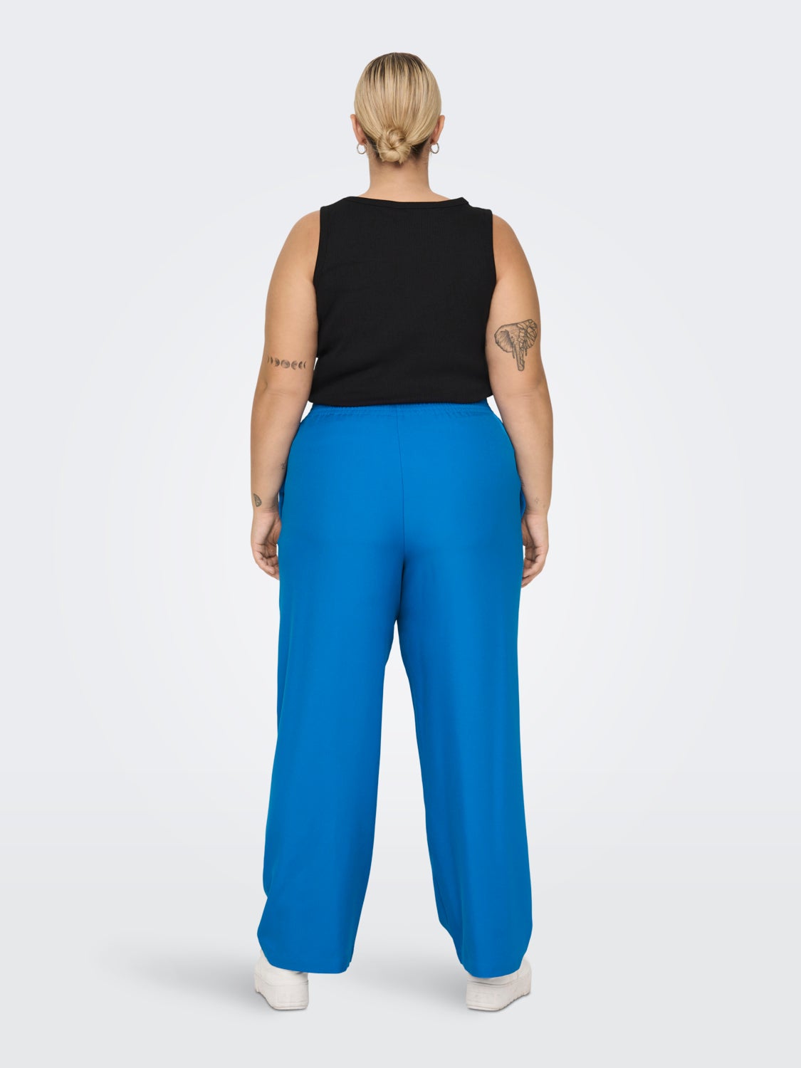 Curvy solid colored Trousers