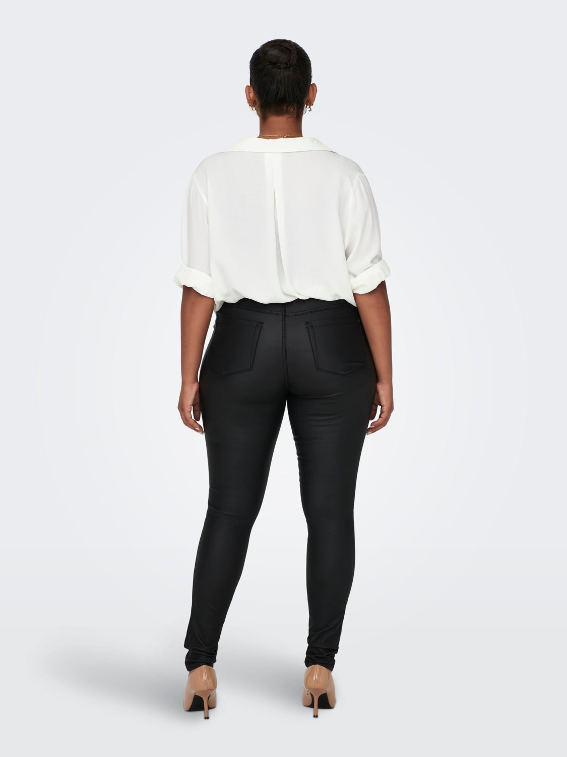 Curvy Carpunk reg skinny coated pants