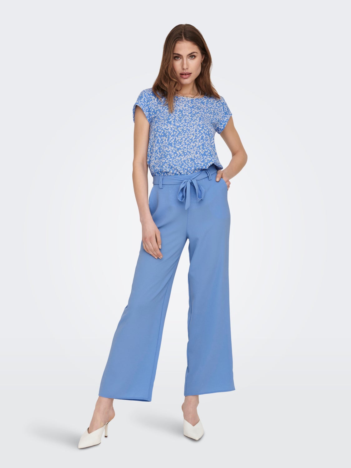 Printed Short Sleeved Top