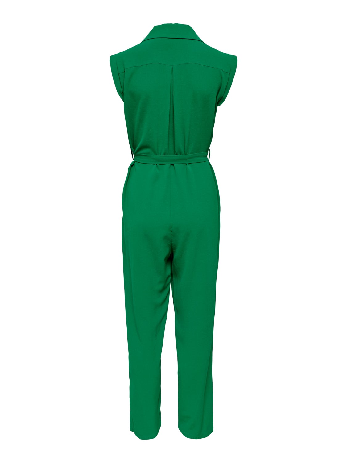 Short sleeved belted Jumpsuit